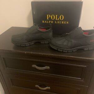 Polo by Ralph Lauren Men's Black Sneakers